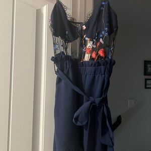Navy blue romper